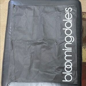 Bloomingdale's Black Logo Dust Bag New
